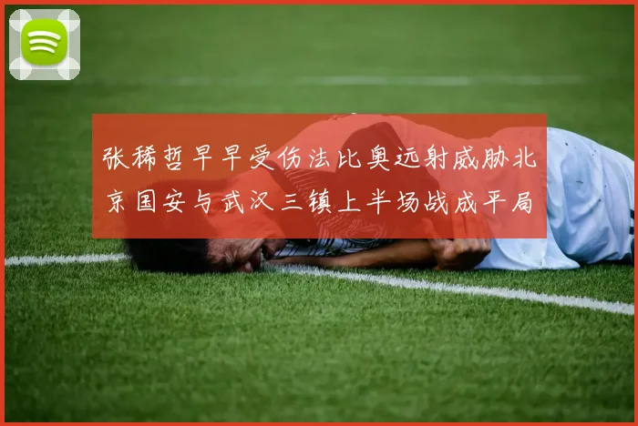 张稀哲早早受伤法比奥远射威胁北京国安与武汉三镇上半场战成平局