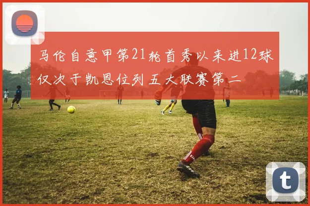 马伦自意甲第21轮首秀以来进12球仅次于凯恩位列五大联赛第二